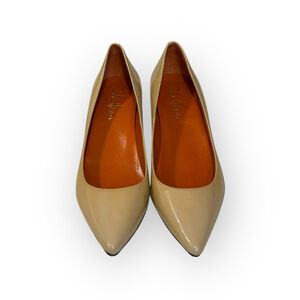 Cole Haan Beige NikeAir Juliana Maple Sugar Leather Pump Heels Womens Size 6.5B​